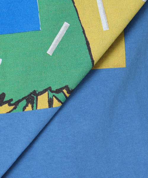 Savignac（サヴィニャック）の「SAVIGNAC (サビニャック) 別注 French Company プリント Tシャツ（Tシャツ/カットソー・メンズ・パープル/ホワイト/ホワイト系その他/ライトホワイト/モスグリーン/ブラック/ホワイト×ホワイト/ライトブルー/ブラック系その他・MEDIUM/LARGE/X-LARGE）」の12枚目の写真