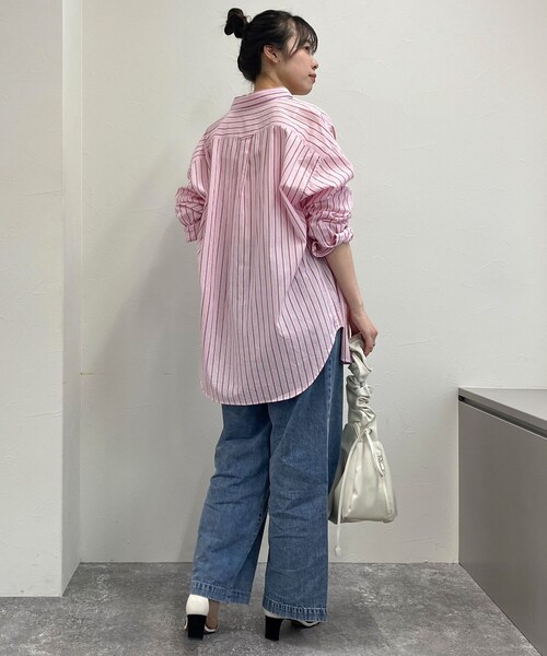 fredy emue（フレディエミュ）の「FR刺繍シャツ（シャツ/ブラウス・レディース・ブルー系その他/ピンク系その他/サックスブルー/オフホワイト・38）」の22枚目の写真