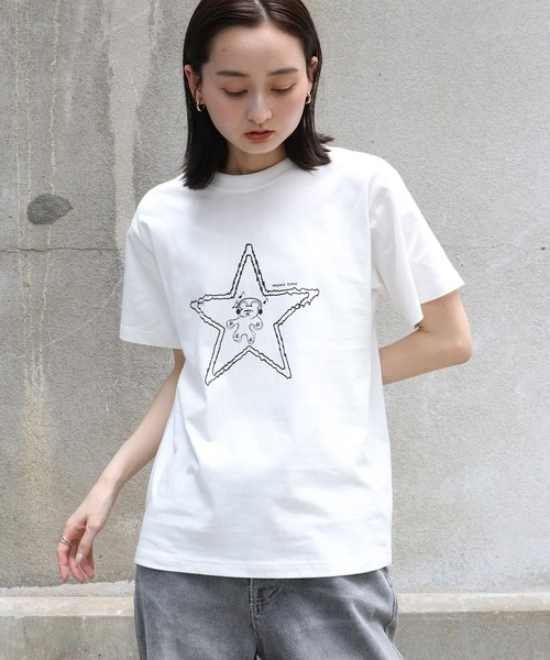 UNIT CHEST（ユニットチェスト）の「【UNIT CHEST】unique unisex T-shirt　OIF designer eggs コラボT musictime by KOTONA TATEISHI（Tシャツ/カットソー・メンズ・ブラック/ホワイト系その他/ホワイト系その他2・S/L/M）」の12枚目の写真