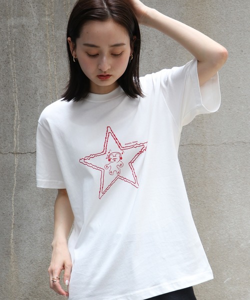 UNIT CHEST（ユニットチェスト）の「【UNIT CHEST】unique unisex T-shirt　OIF designer eggs コラボT musictime by KOTONA TATEISHI（Tシャツ/カットソー・メンズ・ブラック/ホワイト系その他/ホワイト系その他2・S/L/M）」の22枚目の写真