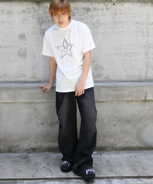 UNIT CHEST（ユニットチェスト）の「【UNIT CHEST】unique unisex T-shirt　OIF designer eggs コラボT musictime by KOTONA TATEISHI（Tシャツ/カットソー・メンズ・ブラック/ホワイト系その他/ホワイト系その他2・S/L/M）」の17枚目の写真