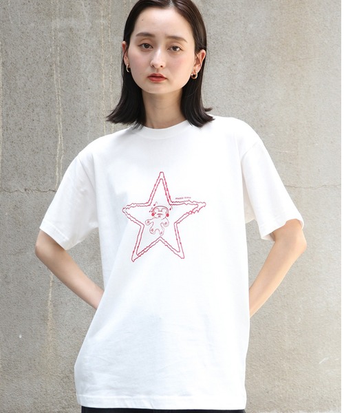 UNIT CHEST（ユニットチェスト）の「【UNIT CHEST】unique unisex T-shirt　OIF designer eggs コラボT musictime by KOTONA TATEISHI（Tシャツ/カットソー・メンズ・ブラック/ホワイト系その他/ホワイト系その他2・S/L/M）」の21枚目の写真