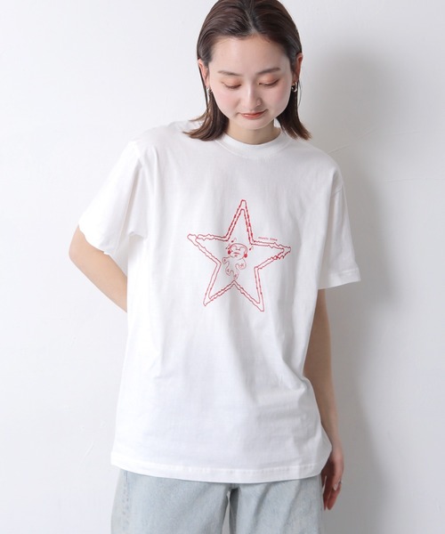 UNIT CHEST（ユニットチェスト）の「【UNIT CHEST】unique unisex T-shirt　OIF designer eggs コラボT musictime by KOTONA TATEISHI（Tシャツ/カットソー・メンズ・ブラック/ホワイト系その他/ホワイト系その他2・S/L/M）」の9枚目の写真