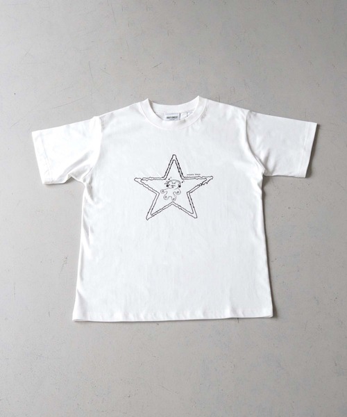 UNIT CHEST（ユニットチェスト）の「【UNIT CHEST】unique unisex T-shirt　OIF designer eggs コラボT musictime by KOTONA TATEISHI（Tシャツ/カットソー・メンズ・ブラック/ホワイト系その他/ホワイト系その他2・S/L/M）」の6枚目の写真