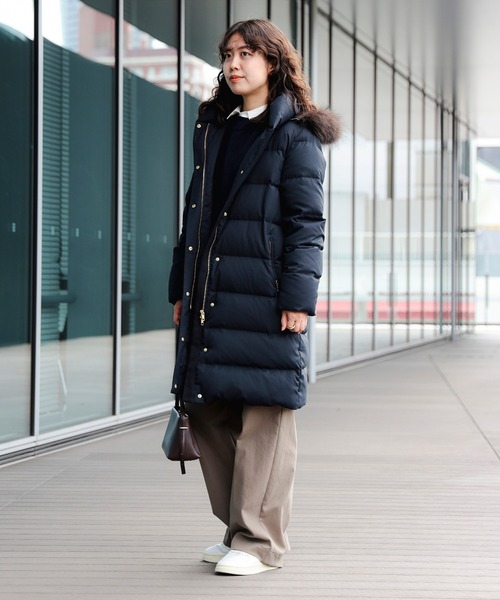 【早い者勝ち！美品】レディース　ロングダウン Tiaclasse ダウンコート ダウンジャケット 「ダウン70%撥水加工