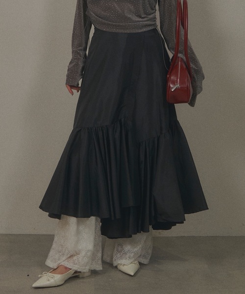 VIOLETTA（ヴィオレッタ）の「レースフレアパンツ（その他パンツ