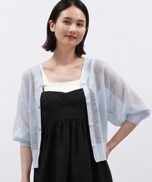 LAKOLE | 透かし編みVネックカーディガン / 124152(カーディガン/ボレロ)