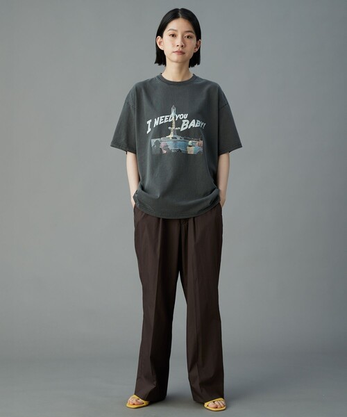 FREAK'S STORE（フリークスストア）の「限定展開 I Need You Baby/アイニーヂューベイべー Pigment Rocket TEE（Tシャツ/カットソー・メンズ・ホワイト/ブラック・SMALL/MEDIUM/LARGE）」の14枚目の写真