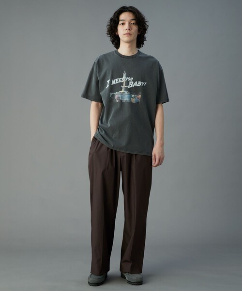 FREAK'S STORE（フリークスストア）の「限定展開 I Need You Baby/アイニーヂューベイべー Pigment Rocket TEE（Tシャツ/カットソー・メンズ・ホワイト/ブラック・SMALL/MEDIUM/LARGE）」の17枚目の写真