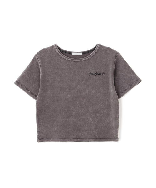 JILL by JILL STUART(ジルバイジルスチュアート)の「◇ダメージ加工コンパクトロゴTシャツ(Tシャツ/カットソー・レディース・ピンク/グレー・FREE)」の6枚目の写真