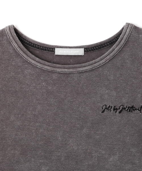 JILL by JILL STUART(ジルバイジルスチュアート)の「◇ダメージ加工コンパクトロゴTシャツ(Tシャツ/カットソー・レディース・ピンク/グレー・FREE)」の13枚目の写真