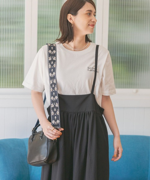 studio CLIP（スタディオクリップ）の「カラーボストンショルダーバッグ（ショルダーバッグ・レディース・ライトグリーン/ブラック/ライトグレー・FREE）」の6枚目の写真