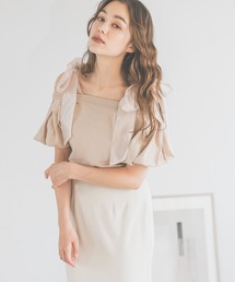 mysty woman | 【WEB限定】ショルダーリボンニットプルオーバー　135542(ニット/セーター)