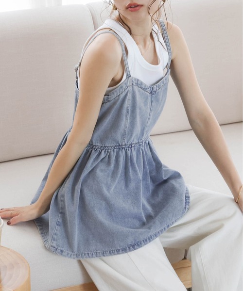 itimi購入　dolce&gabbana キャミ セール】デニムペプラムキャミソール（キャミソール）｜La-gemme