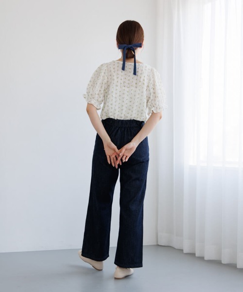 flower（フラワー）の「デニムリボンピン（ヘアピン・レディース・ネイビー/ライトブルー・FREE）」の18枚目の写真