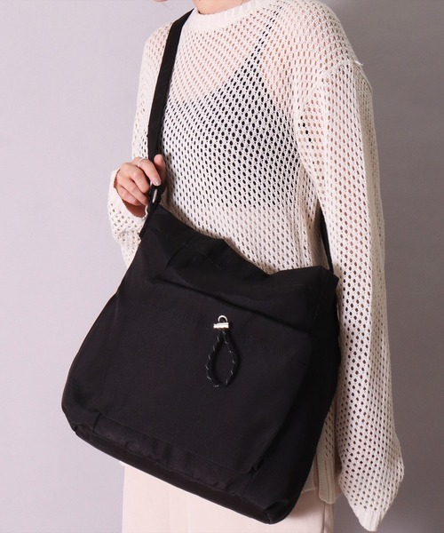 Legato Largo（レガートラルゴ）の「(LF)【Legato Largo】ドロスト ショルダーバッグ（ショルダーバッグ・レディース・ベージュ/グレー/アイボリー/ブラック・ONE SIZE）」の3枚目の写真