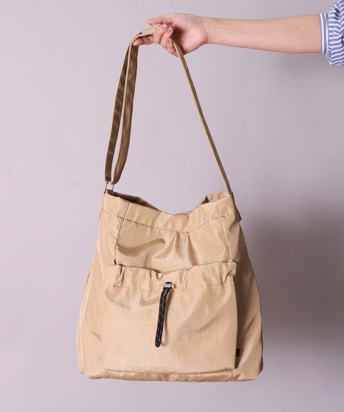 Legato Largo（レガートラルゴ）の「(LF)【Legato Largo】ドロスト ショルダーバッグ（ショルダーバッグ・レディース・ベージュ/グレー/アイボリー/ブラック・ONE SIZE）」の12枚目の写真