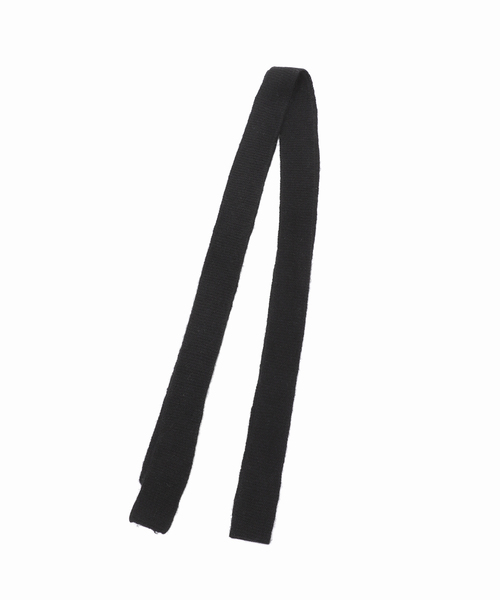 Spick & Span（スピックアンドスパン）の「Spick & Spanスリムニットマフラー（マフラー・レディース・ブラック/ベージュ・FREE）」の3枚目の写真