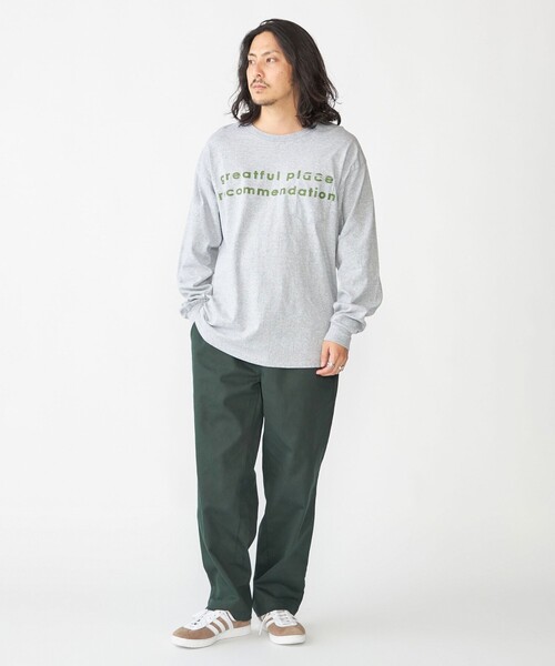 THE DAY ON THE BEACH（ザデイオンザビーチ）の「【SHIPS別注】THE DAY ON THE BEACH: プリント ポケット Tシャツ（ロンT）（Tシャツ/カットソー・メンズ・グレー/ホワイト・MEDIUM/LARGE/X-LARGE）」の4枚目の写真