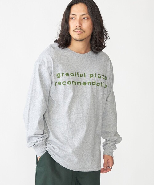 THE DAY ON THE BEACH（ザデイオンザビーチ）の「【SHIPS別注】THE DAY ON THE BEACH: プリント ポケット Tシャツ（ロンT）（Tシャツ/カットソー・メンズ・グレー/ホワイト・MEDIUM/LARGE/X-LARGE）」の12枚目の写真