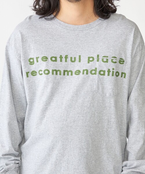 THE DAY ON THE BEACH（ザデイオンザビーチ）の「【SHIPS別注】THE DAY ON THE BEACH: プリント ポケット Tシャツ（ロンT）（Tシャツ/カットソー・メンズ・グレー/ホワイト・MEDIUM/LARGE/X-LARGE）」の13枚目の写真