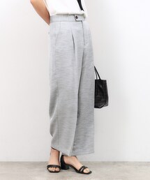 OPAQUE.CLIP | メランジワイドストレートパンツ【洗濯機洗い可】(その他パンツ)