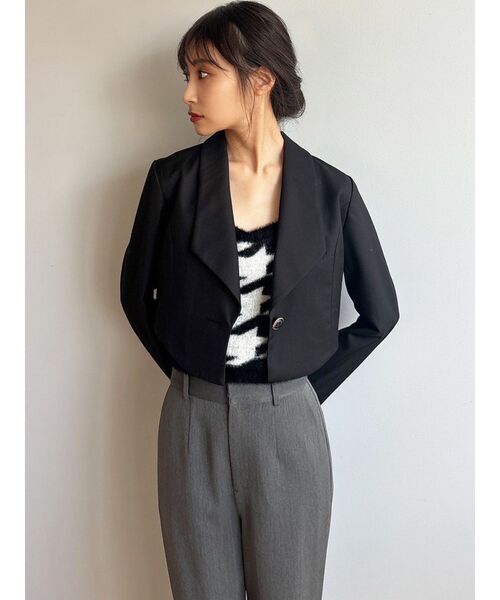 【セール】イレヘムショールカラージャケット（テーラードジャケット）｜RESEXXY（リゼクシー）