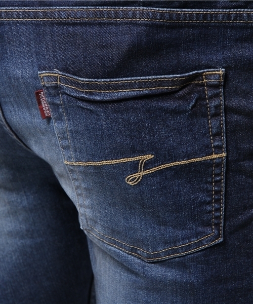 JACKROSE（ジャックローズ）の「ハイパーストレッチスタンダード加工デニム（デニムパンツ・メンズ・インディゴブルー/ブラック/サックスブルー・L/M/S/XL）」の6枚目の写真