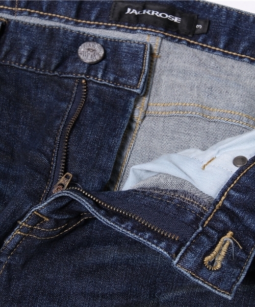 JACKROSE（ジャックローズ）の「ハイパーストレッチスタンダード加工デニム（デニムパンツ・メンズ・インディゴブルー/ブラック/サックスブルー・L/M/S/XL）」の8枚目の写真