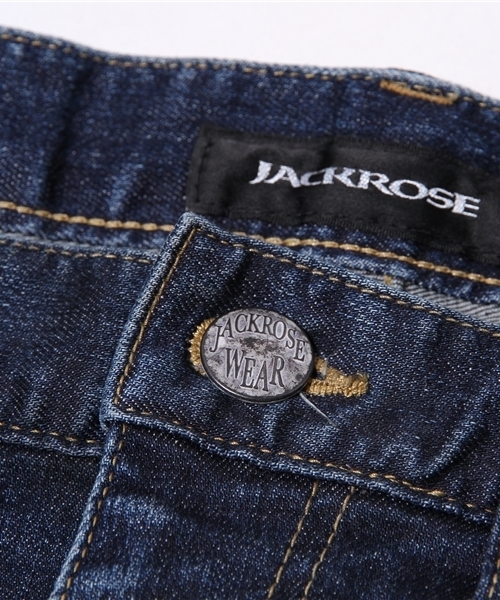 JACKROSE（ジャックローズ）の「ハイパーストレッチスタンダード加工デニム（デニムパンツ・メンズ・インディゴブルー/ブラック/サックスブルー・L/M/S/XL）」の9枚目の写真