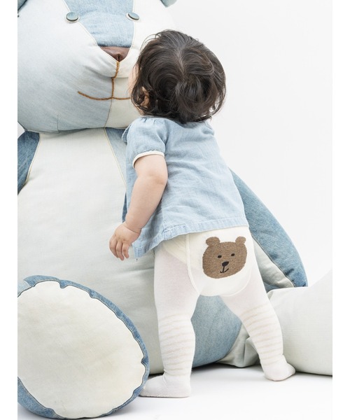 GAP（ギャップ）の「ブラナンベア タイツ (幼児)（タイツ/ストッキング・キッズ・アイボリー/ライトグレー・12-24 M/0-12 M/2-3 YRS）」の4枚目の写真