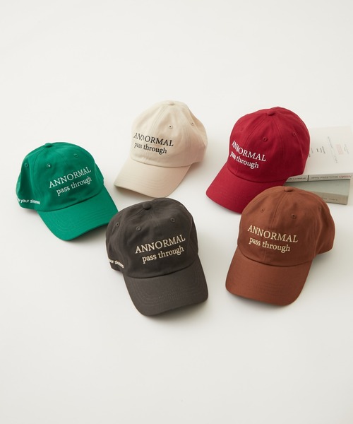 CIAOPANIC TYPY(チャオパニックティピー)の「【KIDS】LOGO刺繍キャップ(キャップ・キッズ・チャコールグレー/レッド/グリーン/ブラウン/オフホワイト・ONE SIZE)」の2枚目の写真