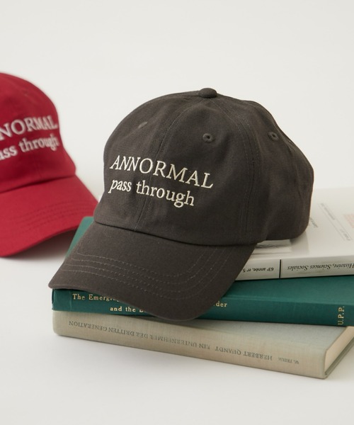 CIAOPANIC TYPY(チャオパニックティピー)の「【KIDS】LOGO刺繍キャップ(キャップ・キッズ・チャコールグレー/レッド/グリーン/ブラウン/オフホワイト・ONE SIZE)」の3枚目の写真