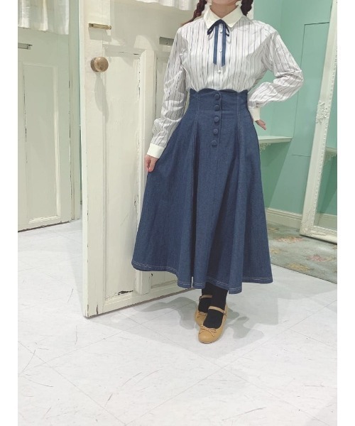 F i.n.t(フィント)の「ストラップ付リボンバレエシューズ/fint フィント(バレエシューズ・レディース・ダークグリーン/モーブ系/ブラック/マスタード/ブラウン・S/M/L)」の14枚目の写真