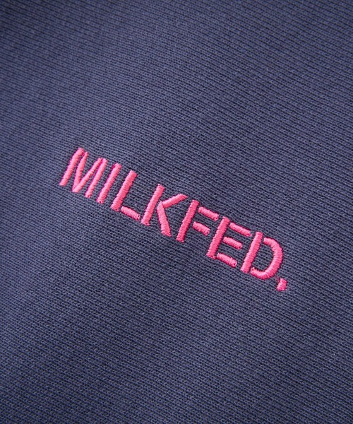 Champion（チャンピオン）の「MILKFED.ⅹCHAMPION SWEAT HOODIE（パーカー・レディース・オートミール/ネイビー/オレンジ/チャコール・M/S）」の20枚目の写真