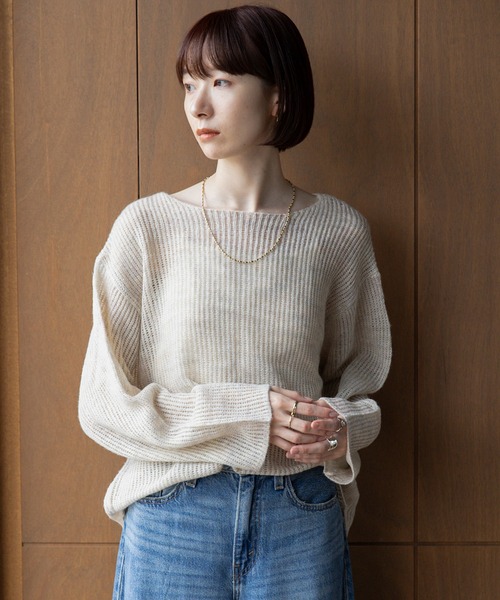 ソフトシアールーズニット（ニット/セーター）｜meilmada