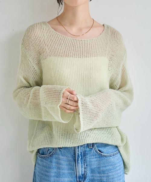 セール】ソフトシアールーズニット（ニット/セーター）｜meilmada