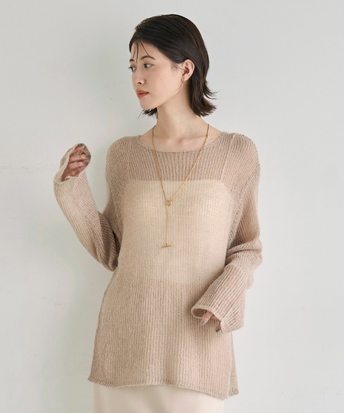 セール】ソフトシアールーズニット（ニット/セーター）｜meilmada
