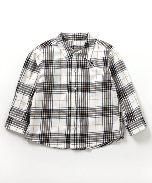 apres les cours(アプレレクール)の「【リンク】スタンダードシャツ(シャツ/ブラウス・キッズ・チェック/ストライプ・80/90/100/110/120/130)」の4枚目の写真