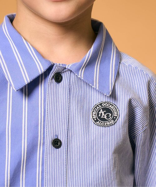 apres les cours(アプレレクール)の「【リンク】スタンダードシャツ(シャツ/ブラウス・キッズ・チェック/ストライプ・80/90/100/110/120/130)」の11枚目の写真