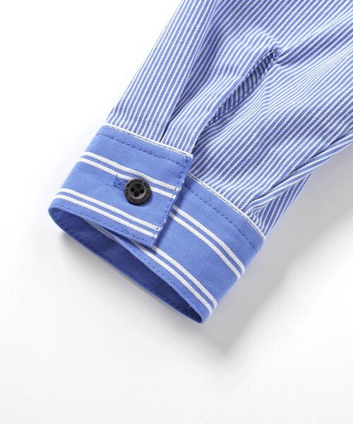 apres les cours(アプレレクール)の「【リンク】スタンダードシャツ(シャツ/ブラウス・キッズ・チェック/ストライプ・80/90/100/110/120/130)」の15枚目の写真