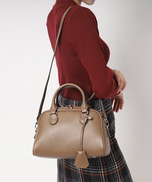 ESPERANZA(エスペランサ)の「シボフェイクレザー2WAYボストンバッグ(ボストンバッグ・レディース・こしょう色系/ブルー/ブラック・FREE)」の17枚目の写真