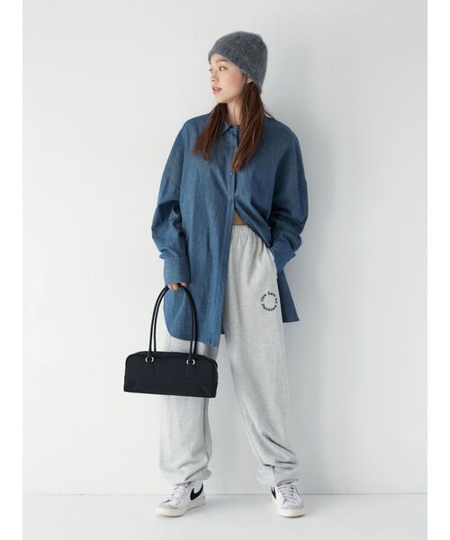 Ungrid(アングリッド)の「ビッグシルエットシャツ(シャツ/ブラウス・レディース・その他1/オフホワイト/ブルー・FREE)」の9枚目の写真