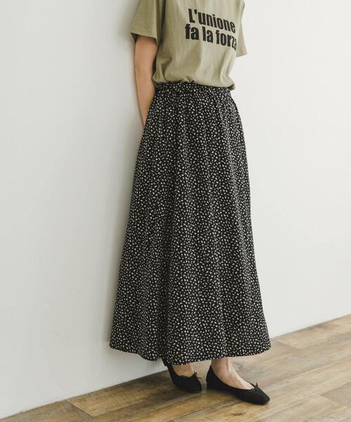 ITEMS URBANRESEARCH(アイテムズ アーバンリサーチ)の「ガラロングスカート(スカート・レディース・ブラウン/ブラック・FREE)」の15枚目の写真