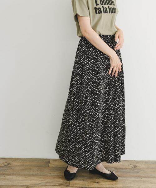 ITEMS URBANRESEARCH(アイテムズ アーバンリサーチ)の「ガラロングスカート(スカート・レディース・ブラウン/ブラック・FREE)」の16枚目の写真