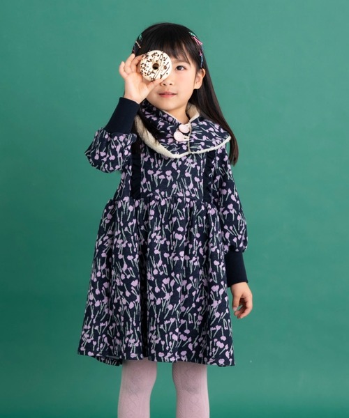 【セール】フラワージャガードワンピース（ワンピース）｜nino（ニノ） 6,853円