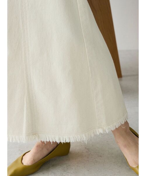 CRAFT STANDARD BOUTIQUE(クラフトスタンダードブティック)の「デニム切替スカート(デニムスカート・レディース・インディゴブルー/ナチュラル/ブラック・L/M)」の22枚目の写真