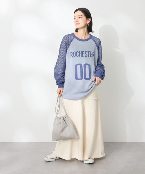 CRAFT STANDARD BOUTIQUE(クラフトスタンダードブティック)の「デニム切替スカート(デニムスカート・レディース・インディゴブルー/ナチュラル/ブラック・L/M)」の17枚目の写真