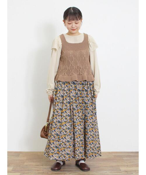 Samansa Mos2(サマンサ モスモス)の「【2WAY】ガマグチショルダーハンドバッグ(ハンドバッグ・レディース・ブラウン/ブラック・F)」の7枚目の写真