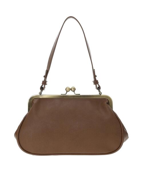 Samansa Mos2(サマンサ モスモス)の「【2WAY】ガマグチショルダーハンドバッグ(ハンドバッグ・レディース・ブラウン/ブラック・F)」の14枚目の写真